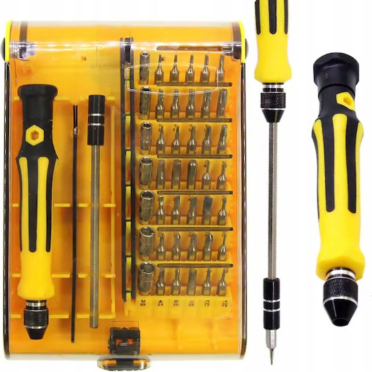 Profix Masterset 45w1 Precision Service Set Screwdriver Magnetic Bits Extension Gsm Rtv Home Repairs
