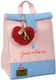 Gim Emily In Paris School Insulated Shoulder Lunch Bag Pink 20 x 17 x 21cm