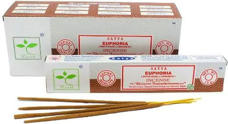 Earth Satya Euphoria Incense Sticks Φασκόμηλο & Κανέλα 15g