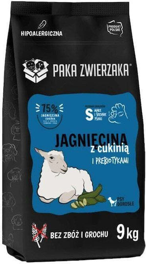 Paka Zwierzaka Lamm Zucchini Trockenfutter Für Hunde 9kg