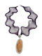 PS Silver Silver Necklace with Brown Stones