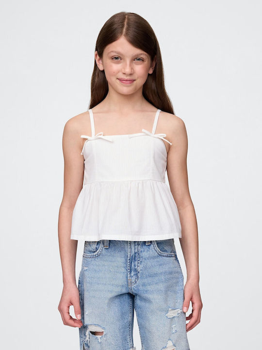 Bluză pentru copii Fără mâneci Off White