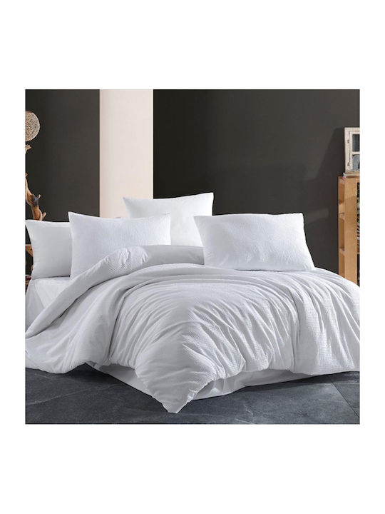 Kotonia Home Set Husă de Pilotă Bumbac Single c...