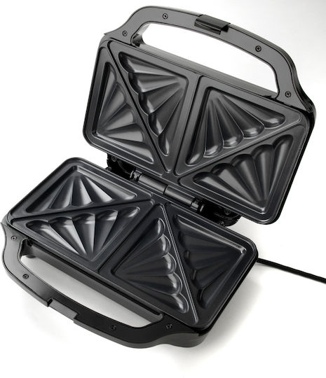 Petra Electric Sandwich Maker for 2 Sandwiches 800W Black