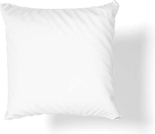 Oritex Dekorativer Kissenbezug aus 100% Baumwolle White 40x40cm.