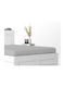 Detexpol Σεντόνι King Size με Λάστιχο 220x200εκ. Light Gray