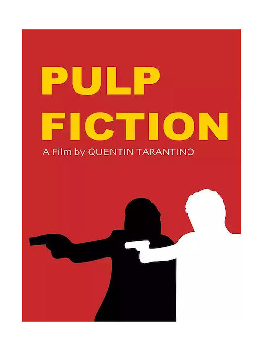 Плакат Pulp Fiction Mv152 21см X 30см Бяла Рамка Pvc