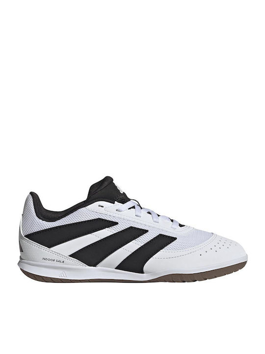adidas Predator Club Ποδοσφαιρικά Παπούτσια Σάλας IN Λευκά