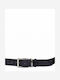 Belt Herren Gürtel Leder Marineblau