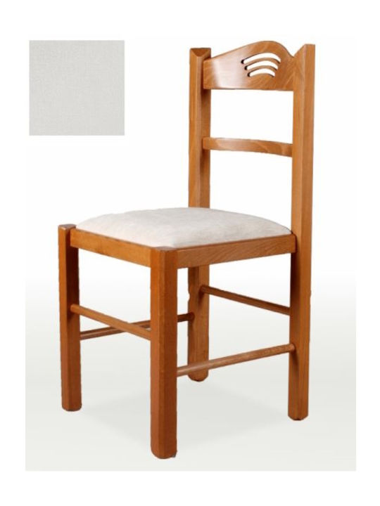 Ess- und Küchenstühle K72 Hölzernes Karydi Beige Stoff 88h x 43p x 43b