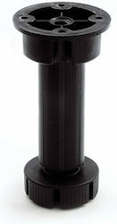 Möbelbein Kunststoff Küchen Volpato Schwarz 245-15#1002α## 150mm