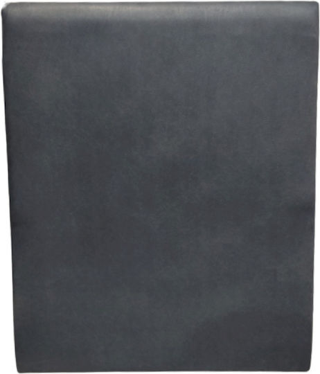 Jgs S.a No6 Bed Headboard Leather Dark Blue 90cm x 13cm x 113cm