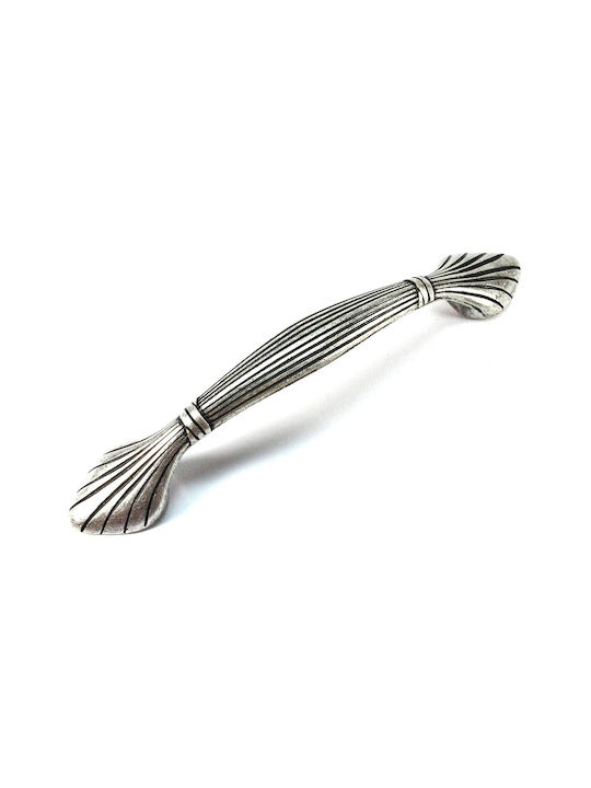 Захват За Мебели Серия Wmn503 Linea Decor Giusti 96 Mm Антикварен Сребърен Блестящ #wmn503.096.00e8