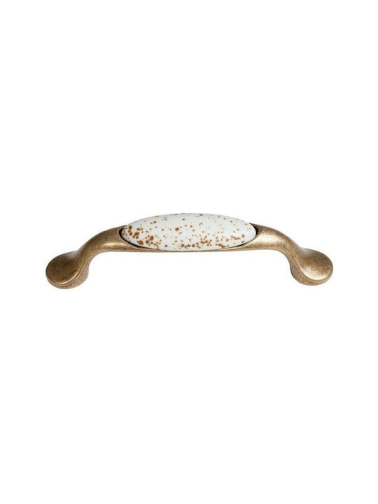 Giusti Furniture Handle Beige Matte Porcelain Pietra Bronze Series M10 #m10.10.00.01