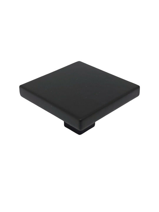 Italian Furniture Knob Eureka 11115-20a1 Black Matte D.35
