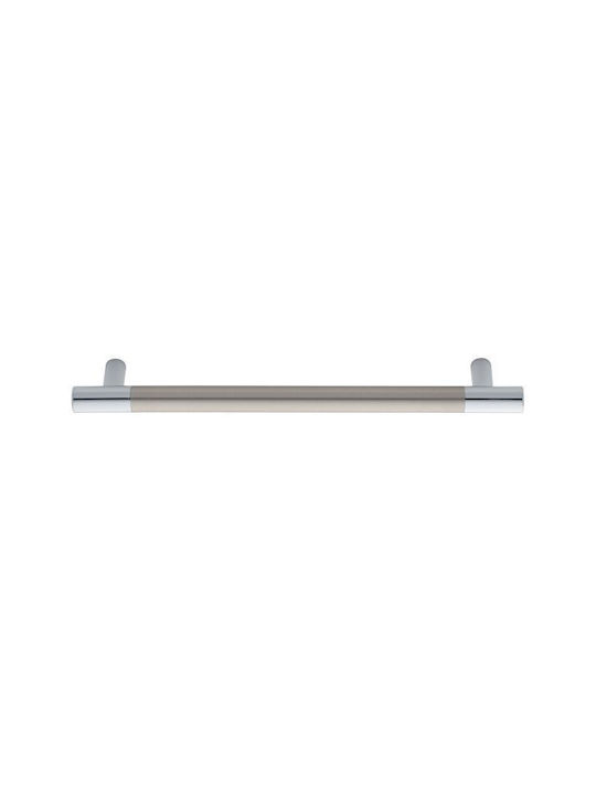 Mâner pentru mobilier Ζωγομεtal 28 Nichel Mat-Culoare Full Face 320 Mm