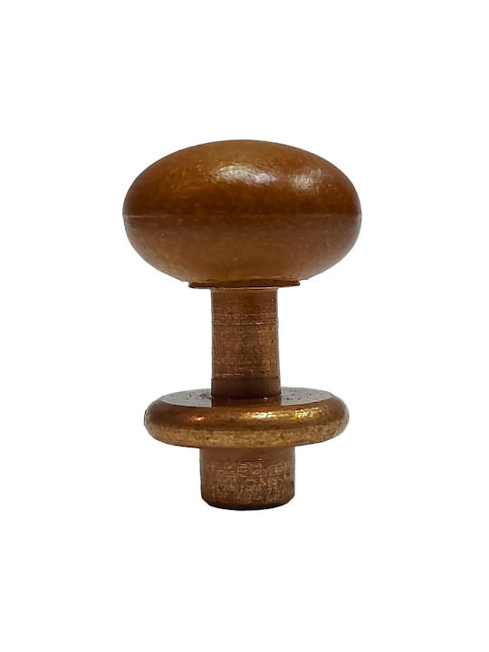 Italian Furniture Knob Eureka 11699-000-acc1 Copper Matte Brown Ø16