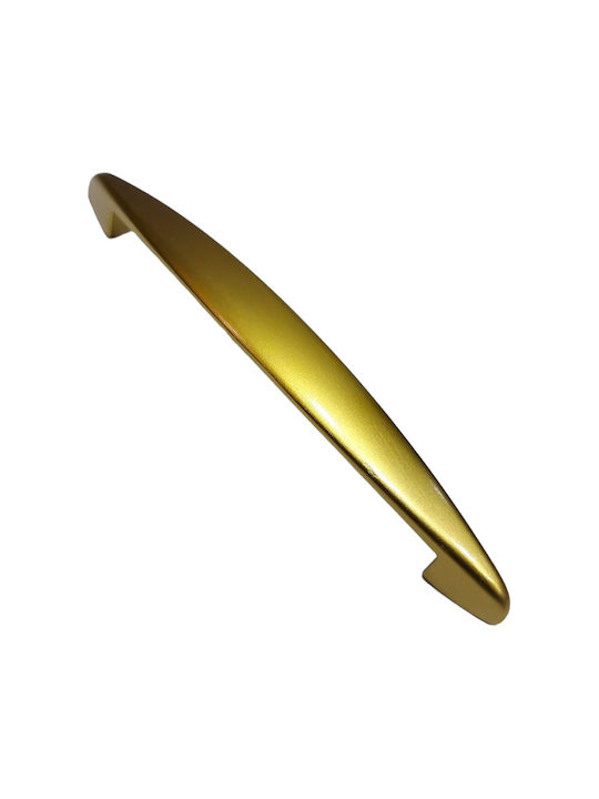 Mâner Italian Pentru Mobilier Eureka 11728-160-brz1 Auriu Mat Dimensiune 16,0cm Mâner Italian Pentru Mobilier Eureka 11728-160-brz1 Auriu Mat Dimensiune 16,0cm