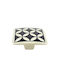 Furniture Knob Rei E 703 Beige Black Ø38mm