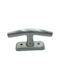 Italienischer Messing-Fenstergriff Mandelli 4767-000-10c1 Nickel Satin Maße 105×29×55 Mm