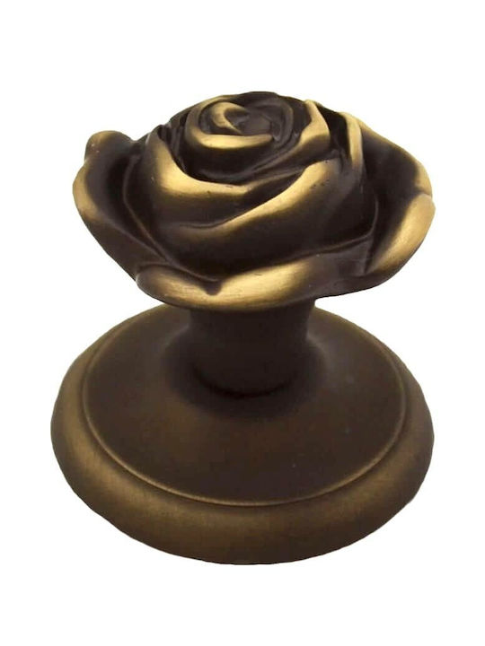 Türknopf Vordertür Linea Cali Rose Satin Bronze Φ65mm