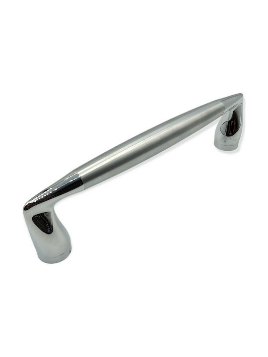 Italienischer Messing-Tastatur Außentür Mandelli 4898-ino Zweifarbige Größe 25,0cm