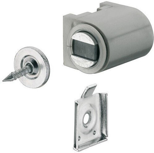Furniture Magnet Round Hafele Metal Strike Plate Adjustable Silver 234-24613920si 246.13.920