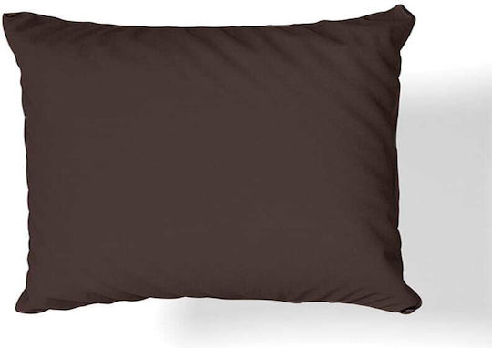 Oritex Μαξιλαροθήκη Chocolate Brown 50x60εκ.