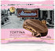 Tortina Fondente 20g Wafer Covered with Dark Chocolate & Cocoa Praline Filling No Artificial Color