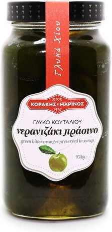 Korakis - Marinos Spoon Sweet Green Bitter Orange 950gr