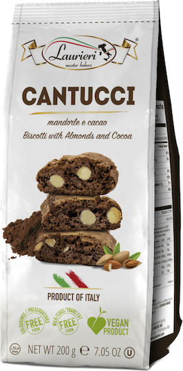 Cantucci Бадем Какао 200g Бисквита С Бадеми Какао Цели Бадеми 100% Веган