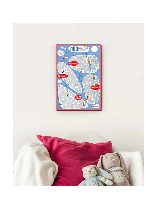 Poster #100 Bucketlist Junior Edition Dimensiuni 40x60 Ex Mygreekgames