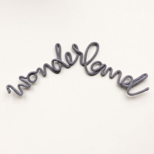 Wonderland Wire Decoration Wonderland Διακοσμητικό Τοίχου Ροζ Καφέ Μουσταρδί Γκρι