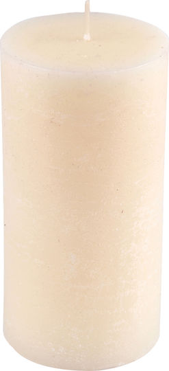 Candles Pillar Ø6.8x7cm Rustique Ecru