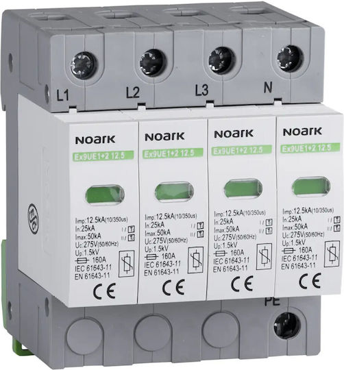 Panel Lightning Protection Ac T1+T2 12.5kA 4 Poles