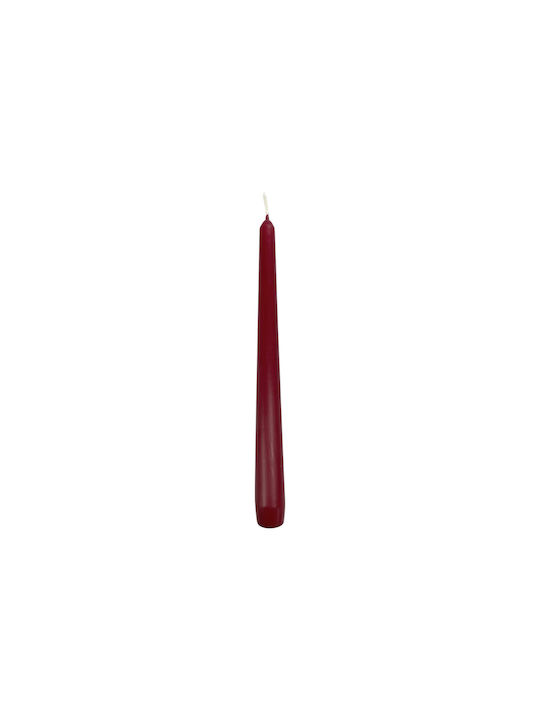Lumânări Conice Conic Sparmatseta 245/24mm Bolsius Burgundy