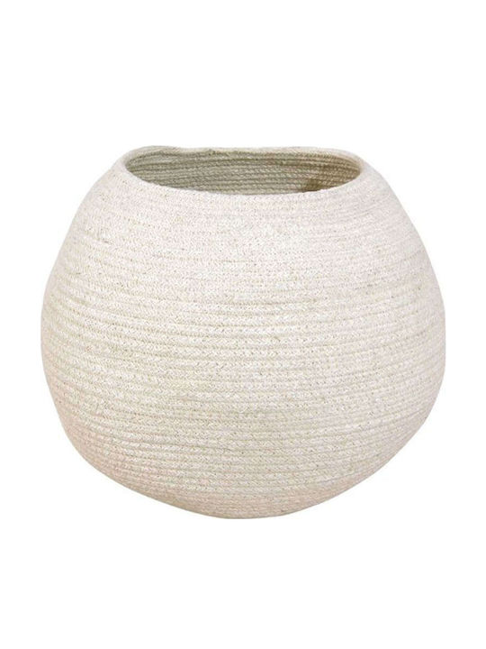 Storage Basket Sphere Bola Lor-bsk-bola-Ecru 30x30x30cm Lorena Canals Cotton