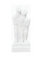 Figurină Cicladică Cuplu Statuetă Alabastru Alb 15cm