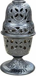 Candelă Metalică Con De Pin Antracit