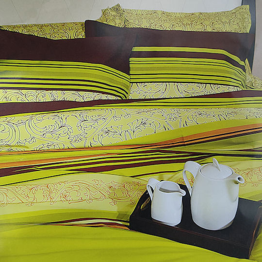 Παπλωματοθήκη Σετ 3 Τμχ Υπέρδιπλη 225x245cm Homeline 1092