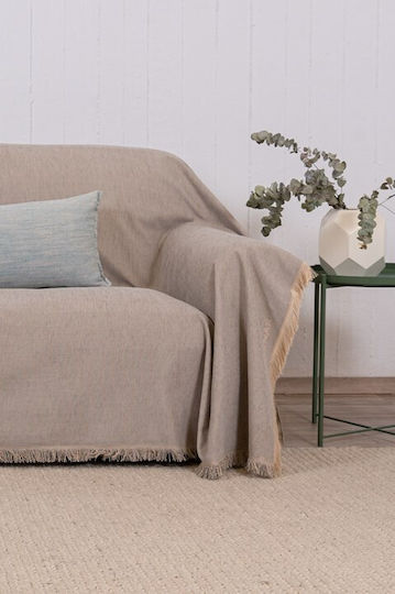 Naf Naf Highline Sofa Throws 180x250cm Gray