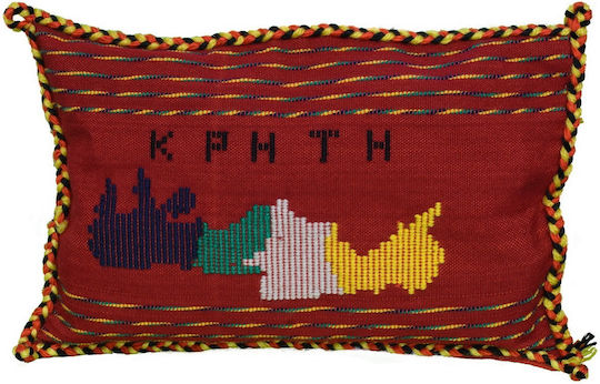 Μαξιλάρι Κρήτη Χειροποίητη 42cm X 37cm