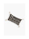 Perne Decorative Pernă De Canapea Cu Ciucuri Negru-Ecru 30x60