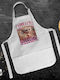 Koupakoupa Ballerina Capuchina Funk Kids Apron White 22x40cm