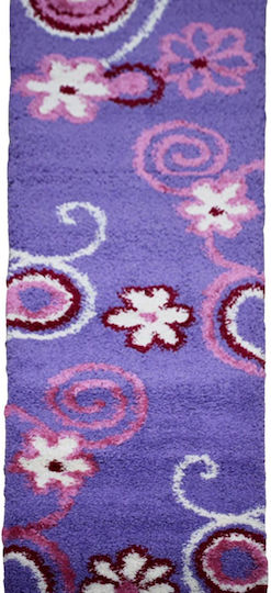 Χαλί Jazzy Shaggy 5604 4218 Lila Pile 67x220cm