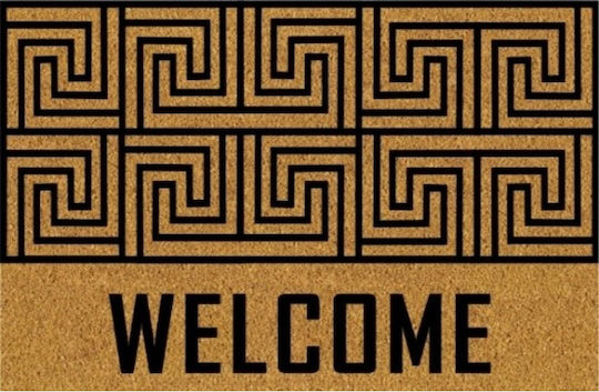 Πατακι Εισοδου Κοκοφοινικα 45x75 Μαιανδρος Welcome
