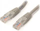 Spacer U/UTP Cat.5e (Gigabit) Καλώδιο Δικτύου Ethernet 0.5m Γκρι
