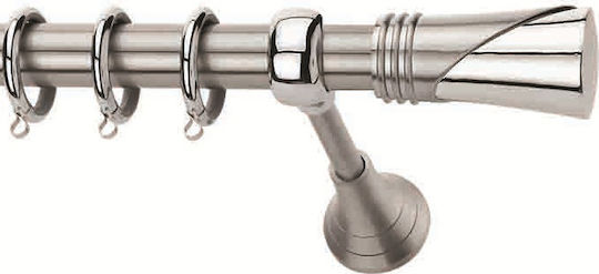 Metallische Vorhangstange Domus Kupfer 25 mm – Metallische Vorhangstange 25 mm 160 cm