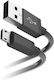 HAMA Regular USB 2.0 to micro USB Cable Μαύρο 1.5m (00183337) 1τμχ