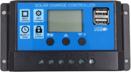 PWM Ρυθμιστής Φόρτισης PWM 12V 10A